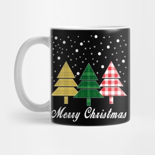 Christmas Santa Tree Xmas Christmas Plaid Mug